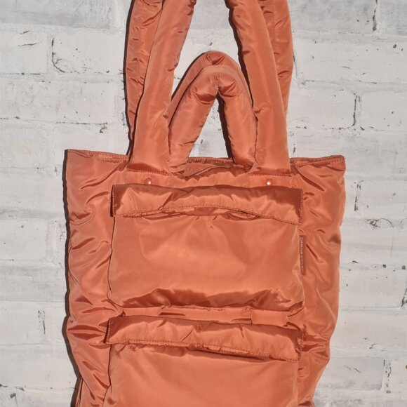 NWOT! DAGNE DOVER Jemi Cargo Tote in Orange MSRP $175! - Picture 5 of 9